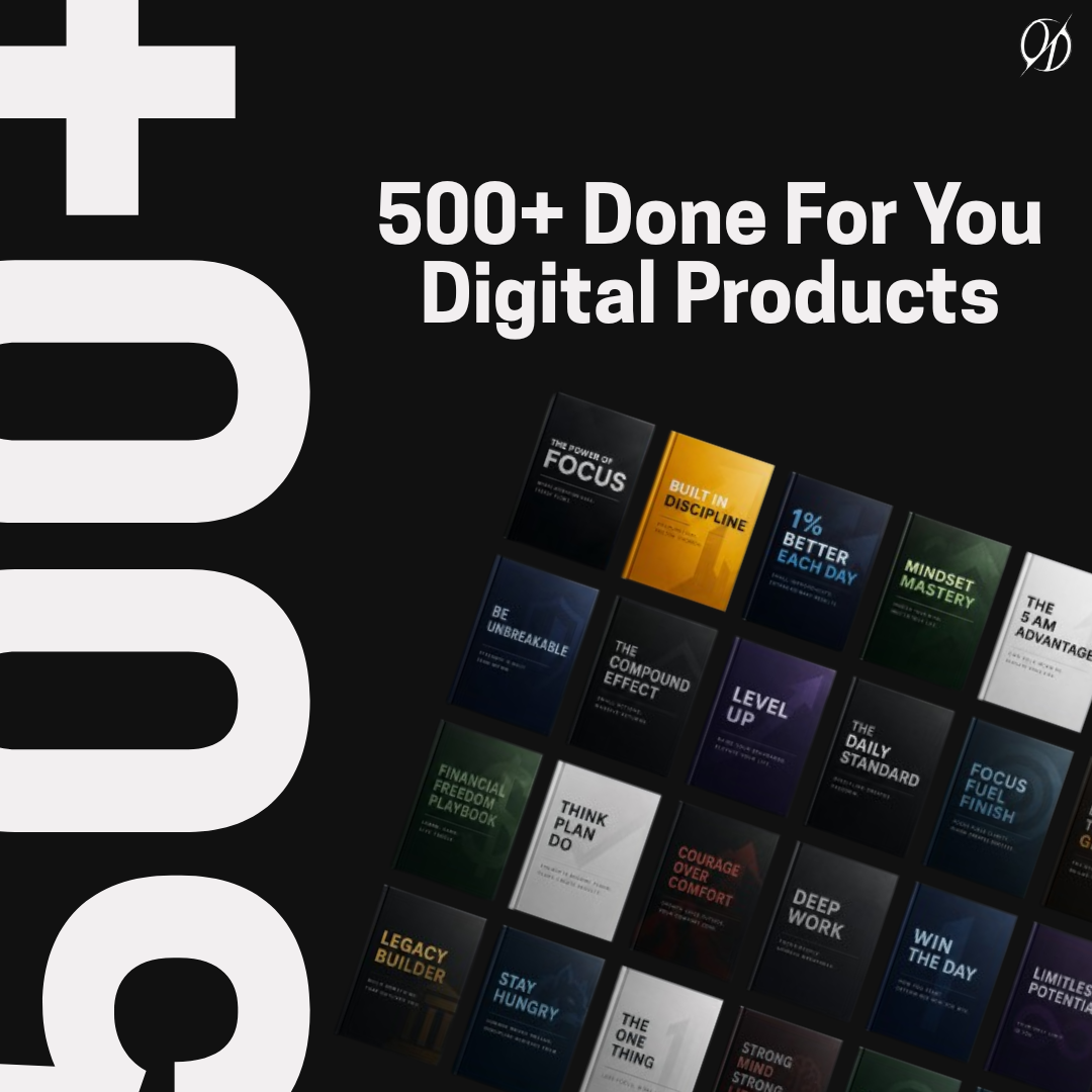 500+ Quality Digital Products